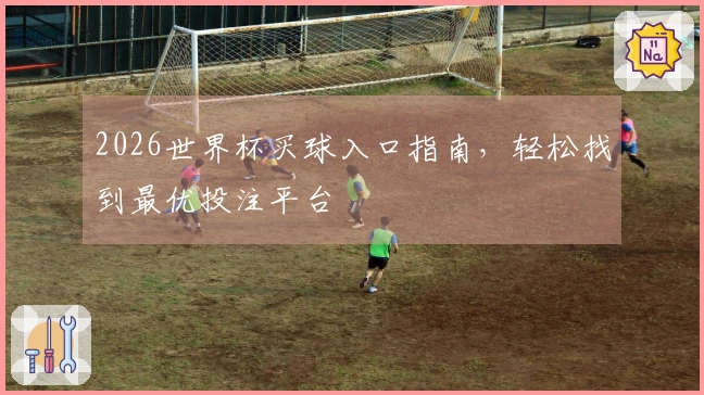 2026世界杯买球入口指南，轻松找到最优投注平台